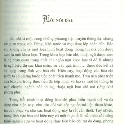 Từ Điển Giải Thích Thuật Ngữ Báo Chí - Viện Hàn lâm Khoa học Xã hội Việt Nam - Viện Từ điển học và Bách khoa thư Việt Nam;  TS. Quách Thị Gấm chủ biên