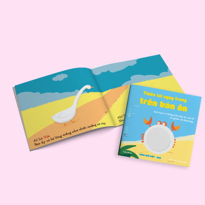 Sách Ehon Song ngữ có file nghe T. Anh - Bộ 4 cuốn Thiên Tài - Kích hoạt trí thông minh sáng tạo cho bé từ 2-6 tuổi