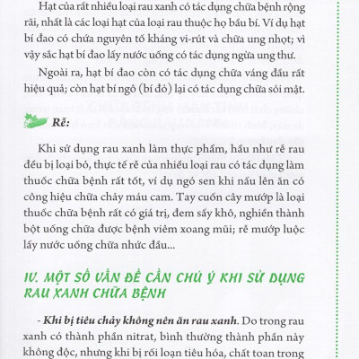Rau Xanh Chữa Bệnh