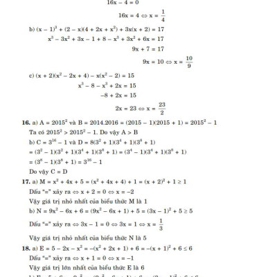 Phát Triển Tư Duy Đột Phá Giải Bài Tập Tài Liệu Dạy Và Học Toán - Lớp 8  (Tập 1)