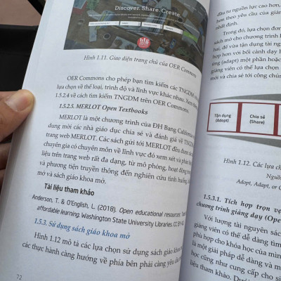 GIÁO DỤC VÀ KHOA HỌC MỞ: CẨM NANG HƯỚNG DẪN DÀNH CHO GIẢNG VIÊN VÀ NHÀ NGHIÊN CỨU - Nguyễn Linh Chi, Vũ Nguyễn Quang Duy, Phan Thị Thanh Thảo, Phạm Hiệp - IPER - NXB Đại học Quốc gia Hà Nội.
