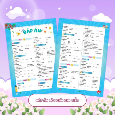 Sách Phiếu Ôn Hè Tiếng Anh Lớp 4 - Megabook