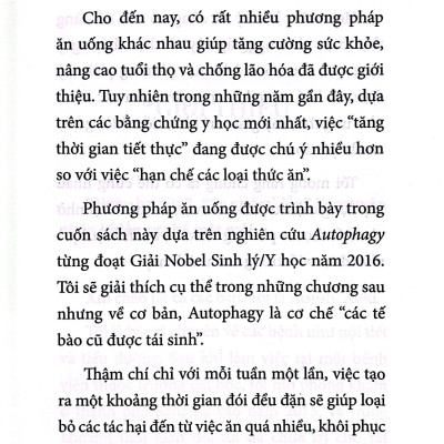 Tiết Thực Nửa Ngày - Phương Thuốc Tối Ưu