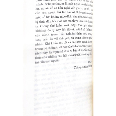 Dẫn Luận Về Schopenhauer