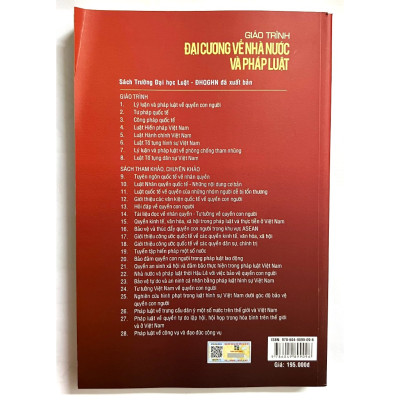 Sách - Giáo trình Đại cương về nhà nước và pháp luật (Tái bản lần thứ nhất)