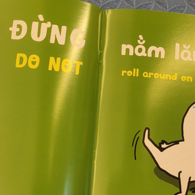 Sách Ehon Miu Bé Nhỏ Phần 1 Song Ngữ - Đừng Ăn Vạ Nhé