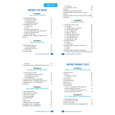 Combo 4 Sách Word, Excel Cơ Bản Đến Nâng Cao, Power Query & Power Pivot Và 150 Thủ Thuật Kèm Video Khóa Học