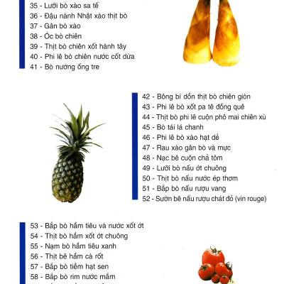 60 Món Ăn Được Nhiều Người Ưa Thích - Món Bò