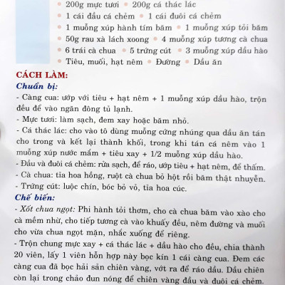 30 Món Ăn Đặc Sắc