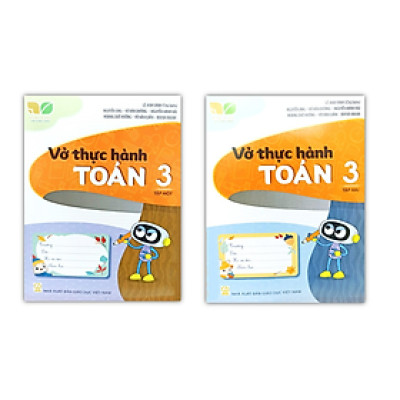Sách - Combo Vở thực hành Toán lớp 3 - tập 1 + Tập 2 - (Kết nối tri thức với cuộc sống)