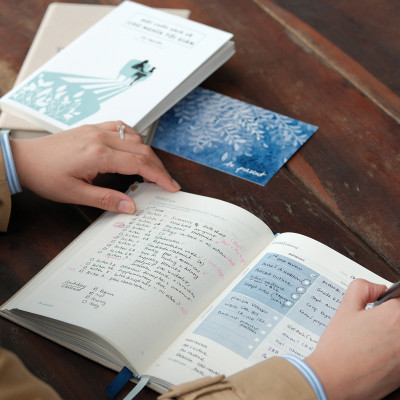 Combo Sổ kế hoạch The Present Day phiên bản 2.0 + Sách Tối Giản