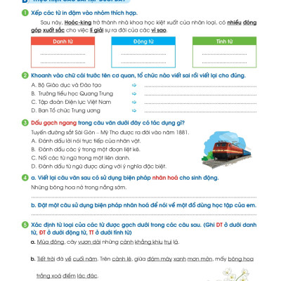 Phiếu Bài Tập Cuối Tuần Tiếng Việt 4