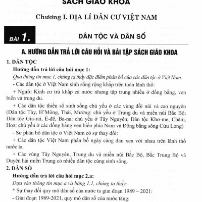 Hướng Dẫn Trả Lời Câu Hỏi Và Bài Tập Địa Lí 9 (Bám Sát SGK Kết Nối Tri Thức Với Cuộc Sống) - HA
