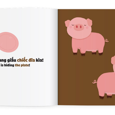 Sách Ehon - Ra vườn xem ai giấu cái gì - Dành cho trẻ từ 0 - 6 tuổi