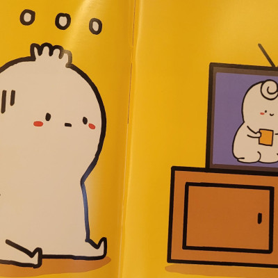 Sách Ehon Miu Bé Nhỏ Phần 1 Song Ngữ - Đừng Xem Tivi Nhiều Nhé