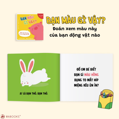 Sách Ehon Nhật Bản Combo 4 cuốn Bạn là ai vậy Dành cho trẻ từ 0 3 tuổi