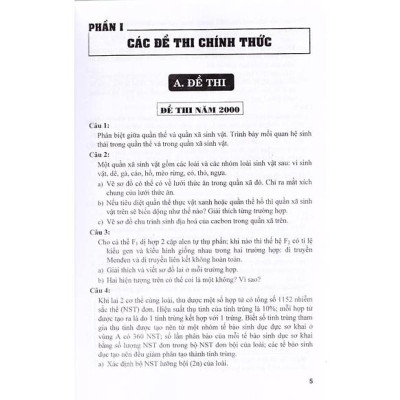 Sách - Tuyển Tập 25 Năm Đề Thi Olympic 30 Tháng 4 Sinh Học 11 - Hồng Ân