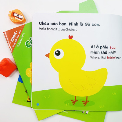 Sách - Combo 8 cuốn Ehon Toán Học Đầu Đời Cùng Con Học Toán - Song Ngữ Việt Anh  Cho Bé 0-3 Tuổi