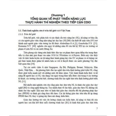 Sách - Phát Triển Năng Lực Thực Hành Thí Nghiệm Cho Sinh Viên Sư Phạm Hóa Học Theo Tiếp Cận CDIO - Hồng Ân