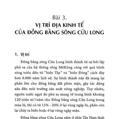 Sông Mê Kông Hay Sông Cửu Long Với Biến Đổi Khí Hậu Toàn Cầu