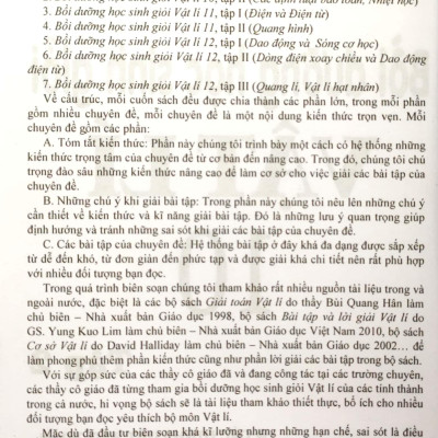 Bồi Dưỡng Học Sinh Giỏi Vật Lí Lớp 10 - Tập 2