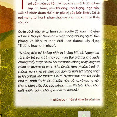 Hồi Ký Người Thầy Xây Trường Hạnh Phúc