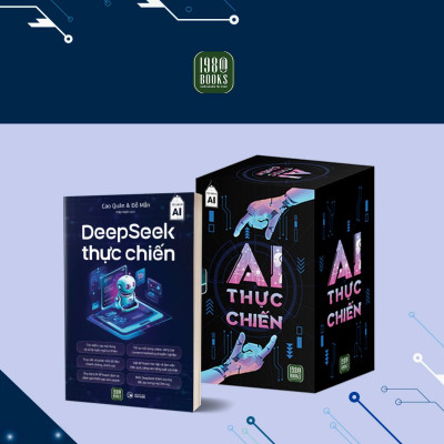 Sách - Combo 6 cuốn: AI 5.0 + AI trong công việc + DeepSeek - ChatGPT (thực chiến) + NVIDIA Cỗ máy tư duy + AI Giáo Dục