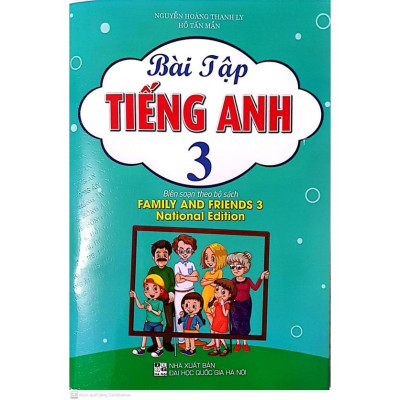 Combo Bài Tập Tiếng anh lớp 3+ Tập viết Tiếng Anh lớp 3 - National Edition (Theo bộ sách family and friends 3)-HA