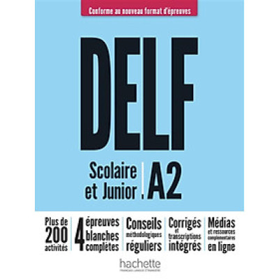 Sách học tiếng Pháp: DELF junior/scolaire A2 Nouveau format d