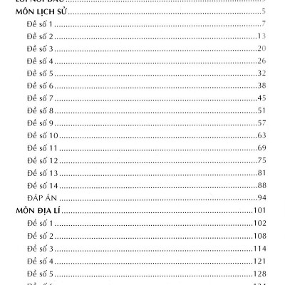 36 Bộ Đề Trắc Nghiệm Ôn Thi Trung Học Phổ Thông Quốc Gia 2019 - Khoa Học Xã Hội
