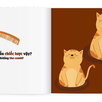 Sách Ehon - Ra vườn xem ai giấu cái gì - Dành cho trẻ từ 0 - 6 tuổi