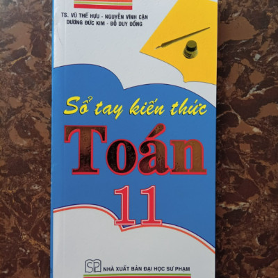 Sách Sổ tay kiến thức Toán 11