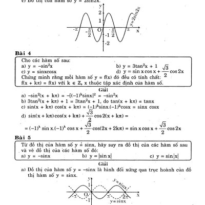 Giải Bài Tập Toán - Đại Số Giải Tích Lớp 11