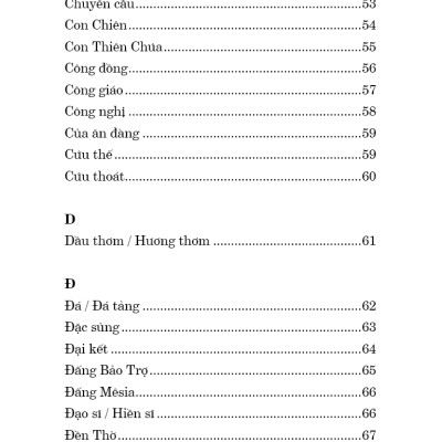 TỪ NGỮ GIẢN LƯỢC – Tìm Hiểu Đức Tin – Giáo Lý – Phụng Vụ