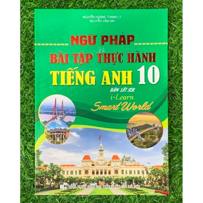 Combo 2 cuốn: Ngữ pháp và bài tập thực hành tiếng anh 10 (bám sát KNTT và I Learn Smart Book) (HA-MK1)