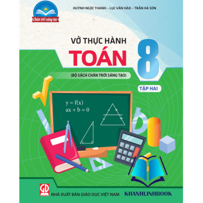Sách - Combo Vở thực hành Toán 8 - Tập 1 + 2 ( Bộ chân trời sáng tạo )