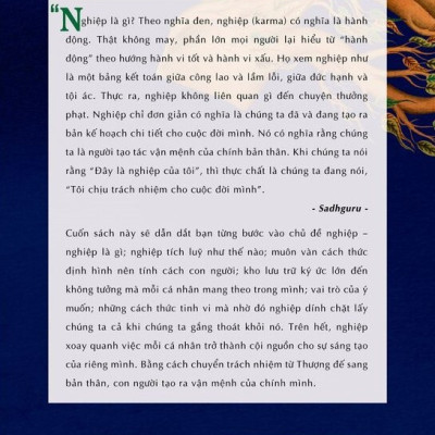 Karma - Nghiệp: Chỉ Dẫn Kiến Tạo Vận Mệnh Của Một Yogi - Sadhguru - Tùng dịch - (bìa mềm)