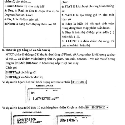 Thủ Thuật Casio Giải Nhanh Trắc Nghiệm Vật Lí Lớp 12