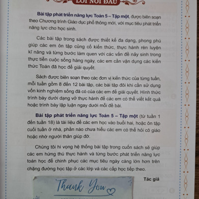 Sách - Bài tập Phát triển năng lực toán 5 - tập 1 (Kết Nối)