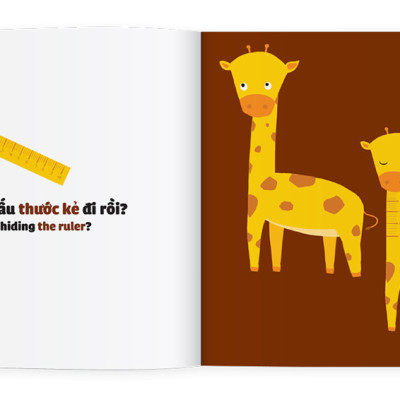 Sách Ehon - Vào rừng xem ai giấu cái gì - Dành cho trẻ từ 0 - 6 tuổi