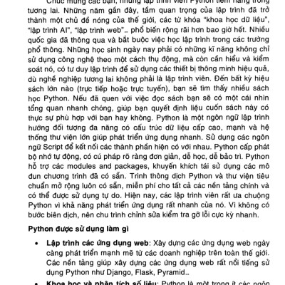 Python Và Ứng Dụng Lập Trình Web (STK)