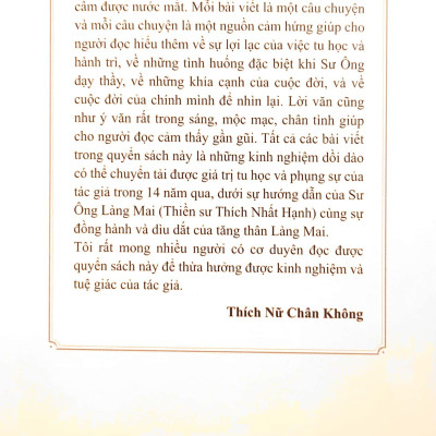 Ân Tình - Tu Học Theo Con Đường Của Thiền Sư Thích Nhất Hạnh
