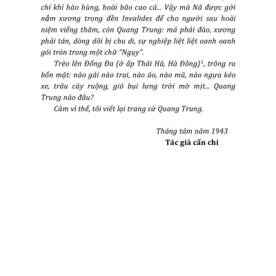 Quang Trung Anh Hùng Dân Tộc (1788-1792) - Hoa Bằng (Hoàng Thúc Trâm) 