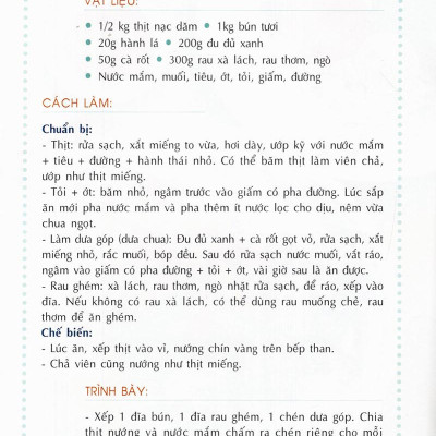 Các Món Điểm Tâm