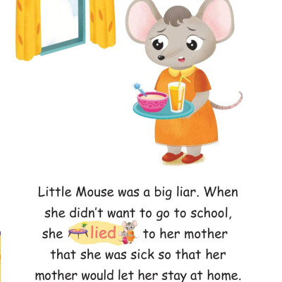 Sách Truyện Tranh Song Ngữ Việt Anh Cho Bé - Bé Ngoan Không Nói Dối