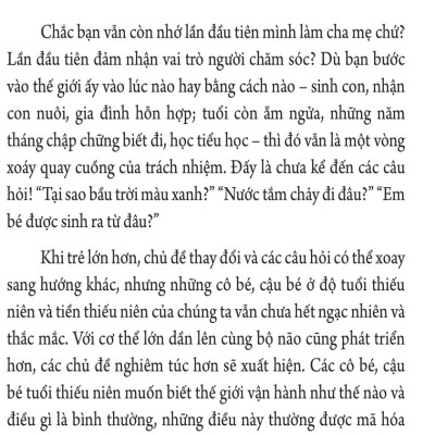 Giáo Dục Giới Tính Cho Con Trai + Con Gái - ML