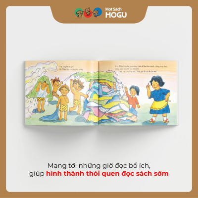Truyện Ehon bé 3-4-5 tuổi - Mẹ giặt đồ ngày mây