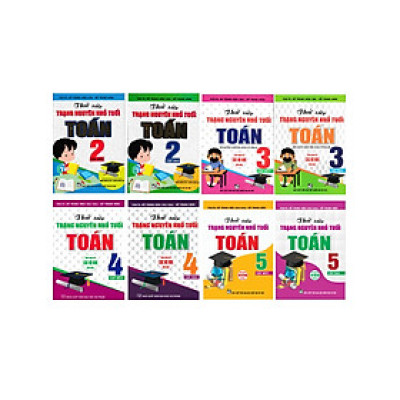 Combo Thử Sức Trạng Nguyên Nhỏ Tuổi Môn Toán Lớp 2 + 3 + 4 + 5 - HA