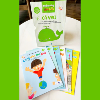 Sách - Nuôi Dưỡng Tâm Hồn - Bộ Cá Voi 6 cuốn - Dành cho trẻ từ 5 tuổi - Puma Books