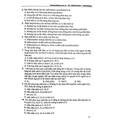 Bổ Trợ Kiến Thức Và Tư Duy Giải Nhanh Siêu Tốc Hóa Học Hữu Cơ Lớp 11 (Tập 1)